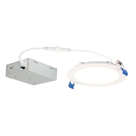 Westinghouse Recessed Down-Light LED Dimmablemable 11W 120V Clear Temp Select Slim 5In White 5205000